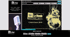 Desktop Screenshot of lemondehotel.co.uk